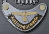 WWII German Army Field Police Feldgendarmerie Gorget