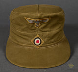 German WWII Army DAK M41 Tropical Field Cap