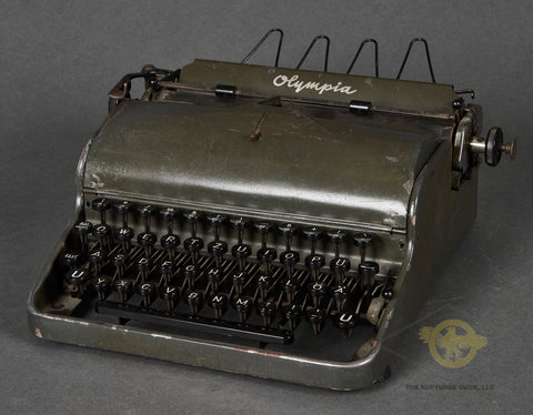 German WWII Olympia Typewriter