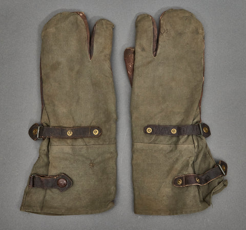 German WWII Wehrmacht 3 Finger Gloves
