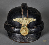 German WWII 1st Model NSKK Motorcycle Crash Helmet