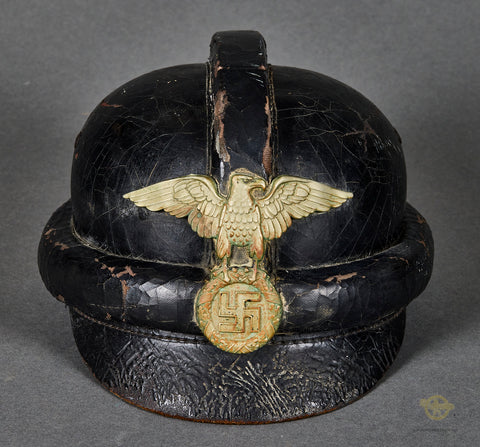 German WWII 1st Model NSKK Motorcycle Crash Helmet