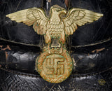 German WWII 1st Model NSKK Motorcycle Crash Helmet