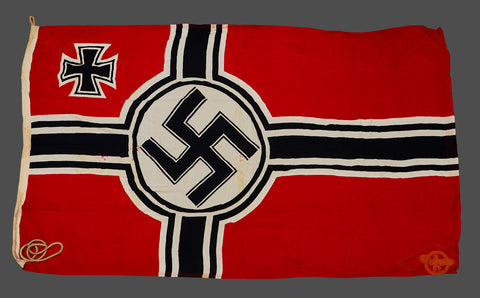 German WWII Kriegsmarine Battle Flag
