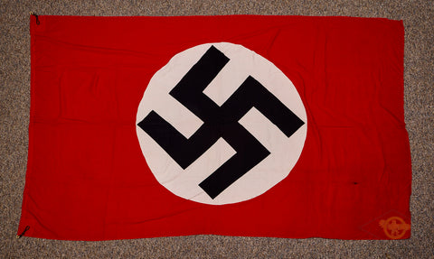 German WWII Named Large NSDAP Party Flag