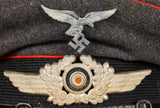 WWII German Luftwaffe Other Ranks Artillery Visor Cap