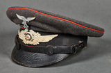 WWII German Luftwaffe Other Ranks Artillery Visor Cap