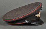 WWII German Luftwaffe Other Ranks Artillery Visor Cap