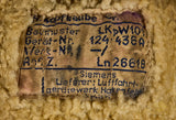 WWII German Luftwaffe LKpW101 Flyers Helmet