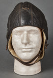 WWII German Luftwaffe Flight Crew Leather Cap