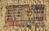 WWII German Luftwaffe Flight Crew Leather Cap
