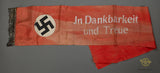German WWII Funeral Sash for a High Official