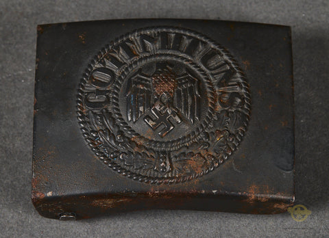 German WWII Kreigsmarine Combat Steel Buckle by RODO