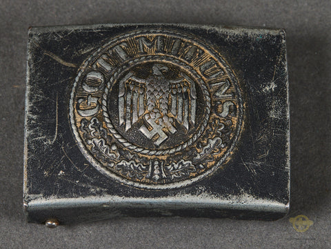 German WWII Kriegsmarine Combat Steel Buckle