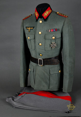 WWII German Army General Tunic and Trousers