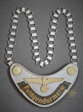 WWII German Army Field Police Feldgendarmerie Gorget