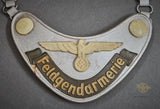 WWII German Army Field Police Feldgendarmerie Gorget