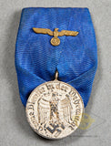 German WWII 4 Year Army Long Service Award on Parade Mount