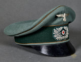 German WWII General’s “Crusher Cap” Style Visor Cap