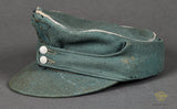 Very Salty Army Private Purchase Model 1943 Officer Cap, Named