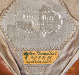 Very Salty Army Private Purchase Model 1943 Officer Cap, Named