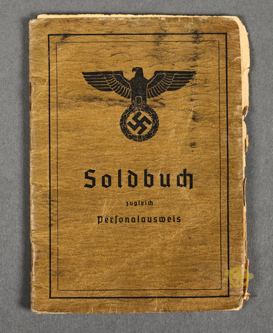WWII German Army Soldbuch