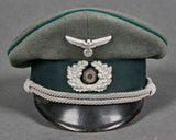 WWII German Army Administration Officer Visor Cap, Private Purchase by eReL
