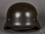 WWII German Model 1940 Single Decal Army Helmet