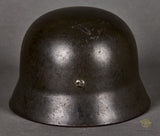 WWII German Model 1940 Single Decal Army Helmet