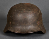 WWII German Army Model 1940 Single Decal Helmet