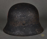 WWII German Luftwaffe Combat Helmet with GI Embellishments