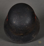 WWII German Luftwaffe Combat Helmet with GI Embellishments
