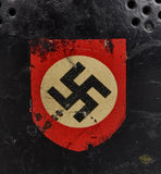 Third Reich Model 1934 Fire Police Double Decal Helmet