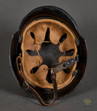 Third Reich Model 1934 Fire Police Double Decal Helmet