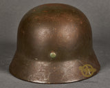 ﻿WWII German Army Model 1935 Double Decal Helmet