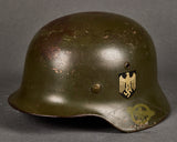 WWII German Army Model 1935 Double Decal Helmet
