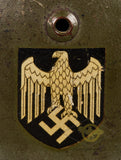 WWII German Army Model 1935 Double Decal Helmet