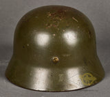 WWII German Army Model 1935 Double Decal Helmet