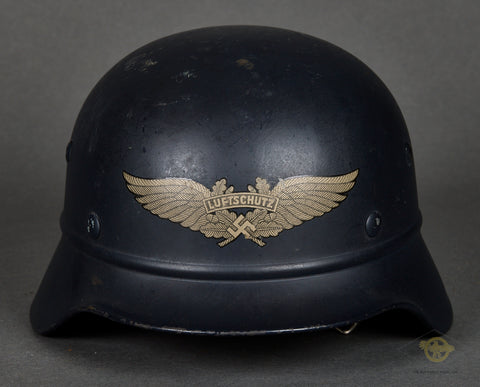 Third Reich Luftschutz Model 1935 Combat Helmet