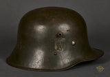 German Model 1916 Transitional WWII Army Single Decal Helmet
