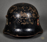 Allgemeine SS Model 1916/7 Double Decal Helmet, Direct Veteran Family Acquisition