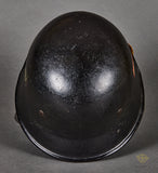 Third Reich Fire Police Model 1934 Helmet with Neck Flap