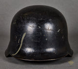 Third Reich Fire Police Model 1934 Helmet with Neck Flap