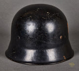 Third Reich Fire Police Model 1934 Helmet with Neck Flap