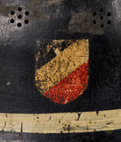 Fire Police Model 1934 Helmet with Luftwaffe Decal