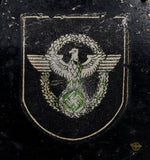 Third Reich Model 1934 Fire Police Double Decal Helmet