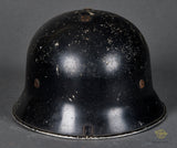 Third Reich Model 1934 Fire Police Double Decal Helmet