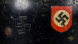 Third Reich Model 1934 Fire Police Double Decal Helmet