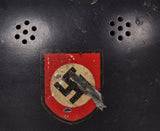 Third Reich Model 1934 Fire Police Double Decal Helmet