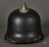 Third Reich Fire Police Model 1934 Double Decal Helmet